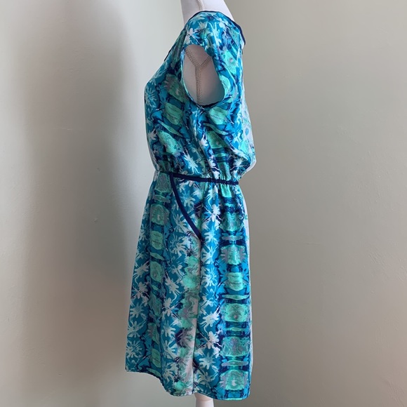 Retro Inspired MOSSIMO Graphic Tie Dye Dress with Pockets - Picture 8 of 12